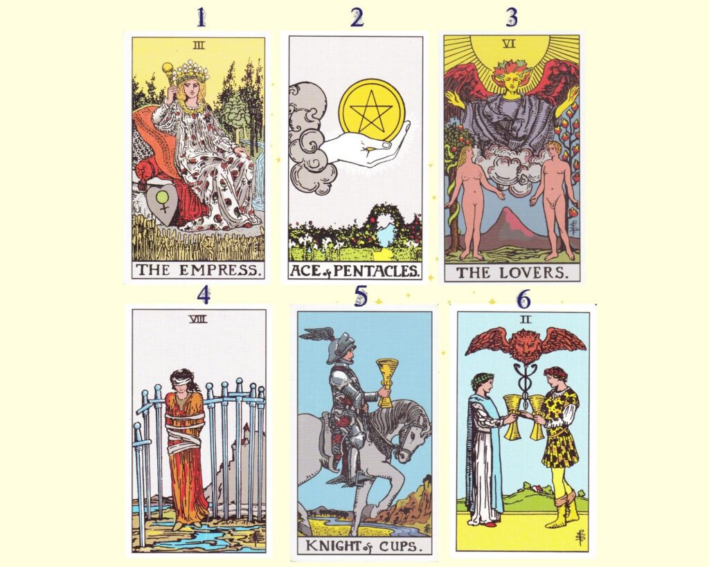 Tarot karte Raider Waite